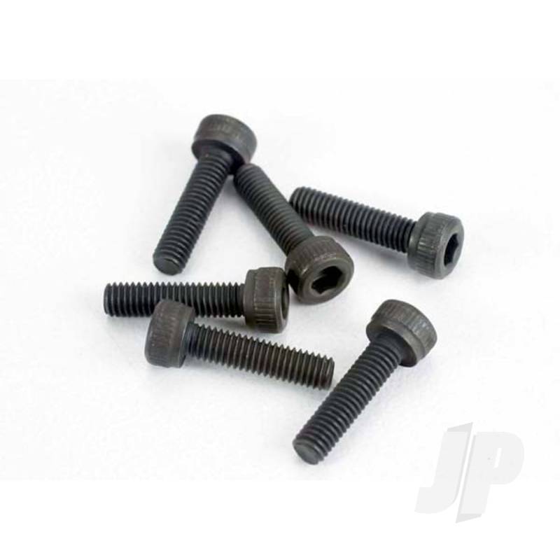 Head screws, 3x12mm cap-head machine (hex drive) (6 pcs) (TRX 2.5, 2.5R, 3.3)