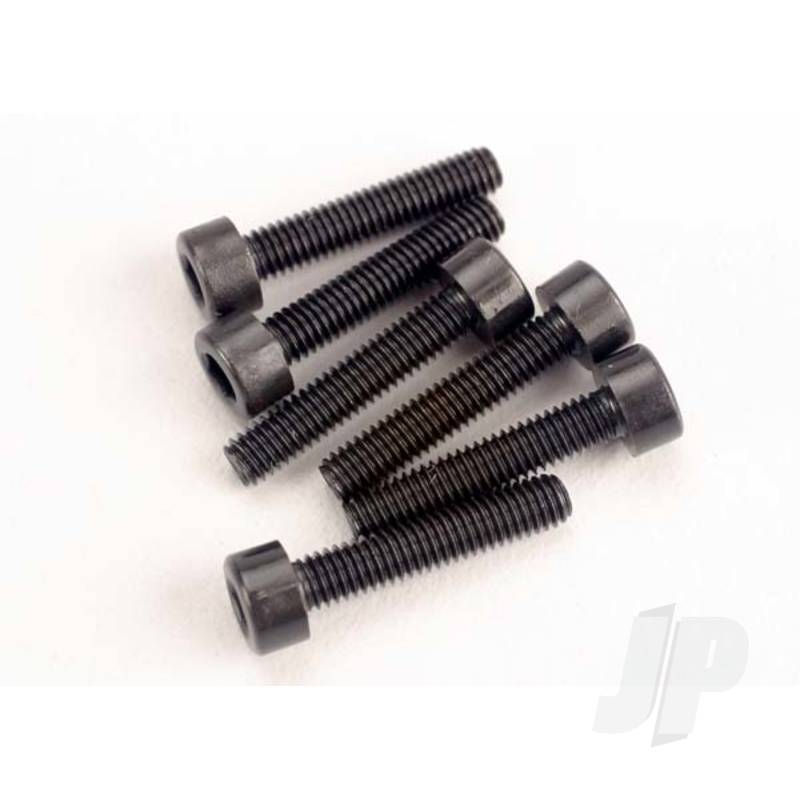 Head screws, 3x15mm cap-head machine (hex drive) (6 pcs) (TRX 2.5)