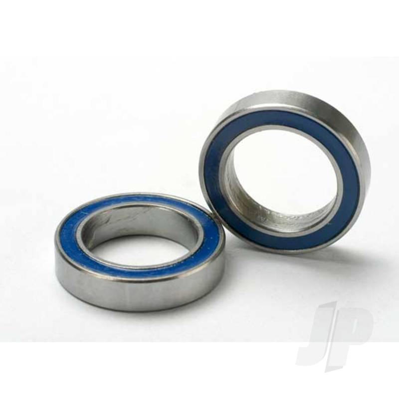 Ball bearings, Blue rubber sealed (12x18x4mm) (2 pcs)