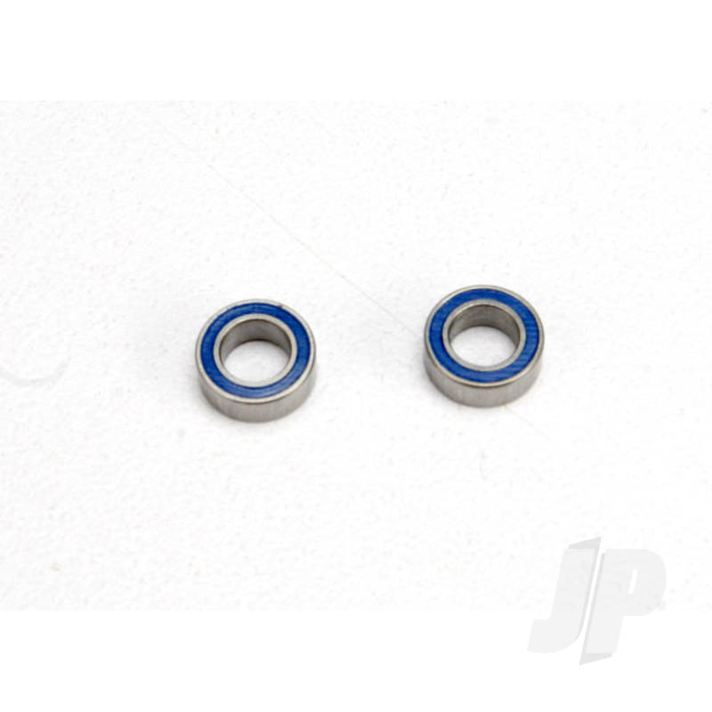 Ball bearings, Blue rubber sealed (4x7x2.5mm) (2 pcs)