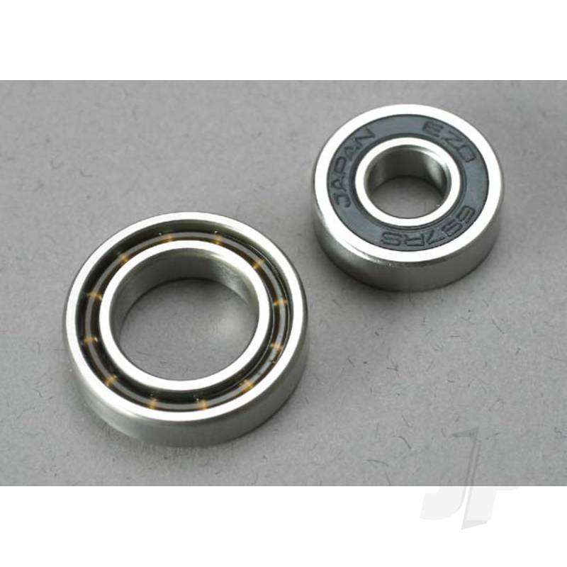 Ball bearings, 7x17x5mm (1pc) / 12x21x5mm (1pc) (TRX 3.3, 2.5R, 2.5 engine bearings)