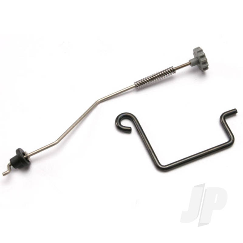 Linkage Set, Rear brake (Revo) (Includes brake lever / rod (wire) / brake spring / brake adjustment dialeft & rightod guide bushing / screw collar)