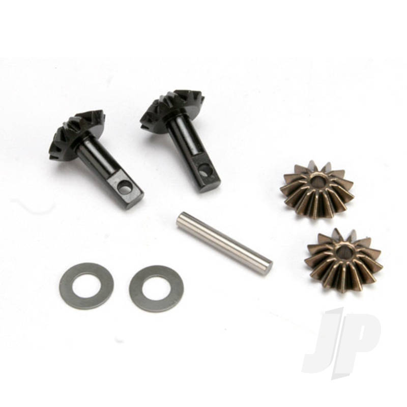 Gear Set, Differential (output gears (2 pcs) / spider gears (2 pcs) / spider gear shaft)