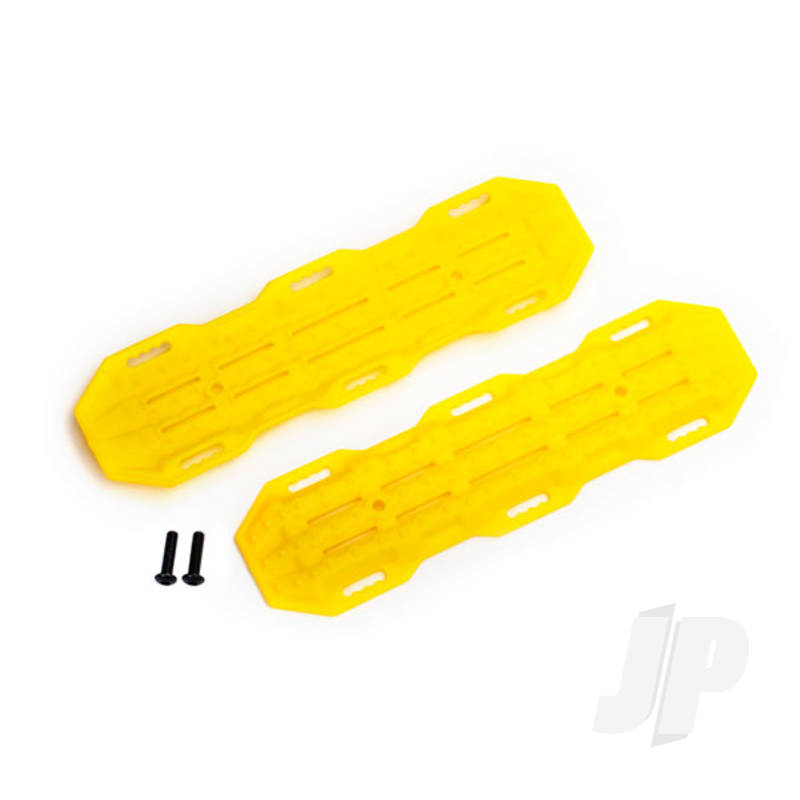 Traction boards, yello with mounting hardware