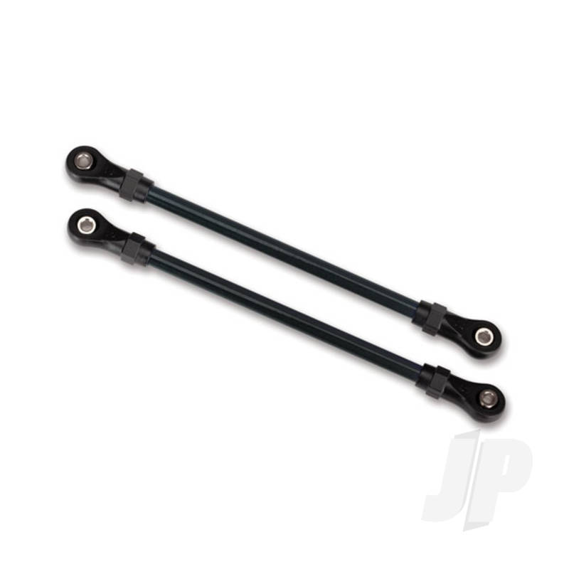 Suspension links, Front lower (2 pcs) (5x104mm, Steel) (assembled with hollow balls) (for use with #8140 TRX-4 Long Arm Lift Kit)