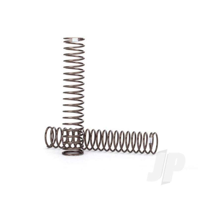 Springs, shock, Long (natural finish) (GTS) (0.29 rate, white stripe) (for use with TRX-4 Long Arm Lift Kit)