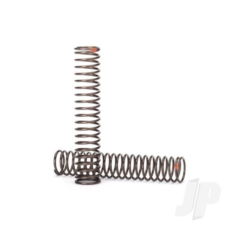 Springs, shock, Long (natural finish) (GTS) (0.39 rate, orange stripe) (for use with TRX-4 Long Arm Lift Kit)