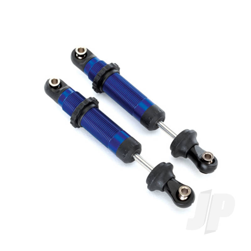 Shocks, GTS, aluminium (Blue-anodised) (assembled with spring retainers) (2 pcs)