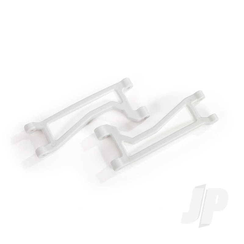 Suspension arms, upper, white (left or right, Front or Rear) (2 pcs) (for use with #8995 WideMaxx suspension kit)