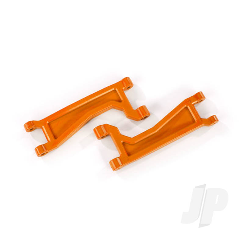 Suspension arms, upper, orange (left or right, Front or Rear) (2 pcs) (for use with #8995 WideMaxx suspension kit)