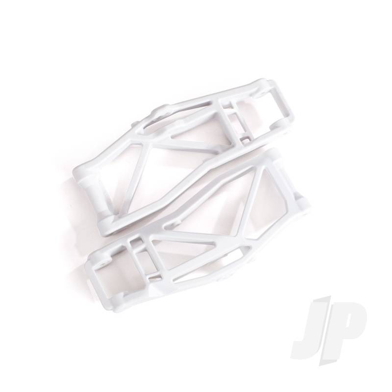 Suspension arms, lower, white (left and right, Front or Rear) (2 pcs) (for use with #8995 WideMaxx suspension kit)