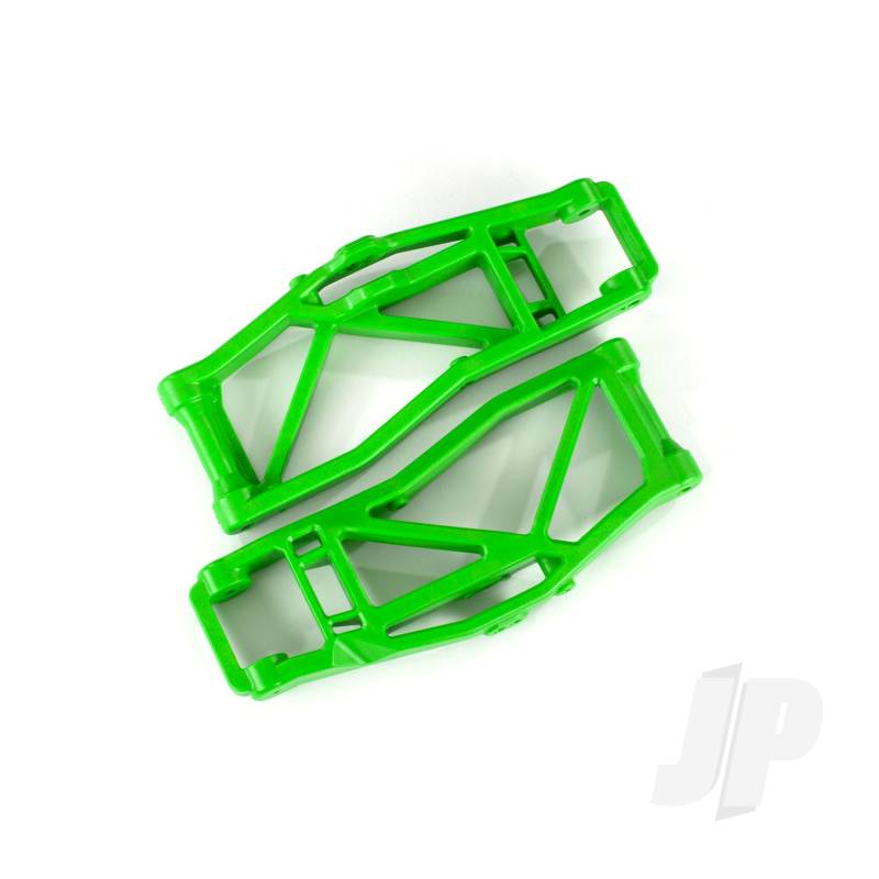 Suspension arms, lower, Green (left and right, Front or Rear) (2 pcs) (for use with #8995 WideMaxx suspension kit)