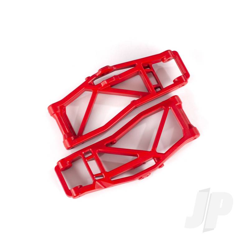 Suspension arms, lower, Red (left and right, Front or Rear) (2 pcs) (for use with #8995 WideMaxx suspension kit)
