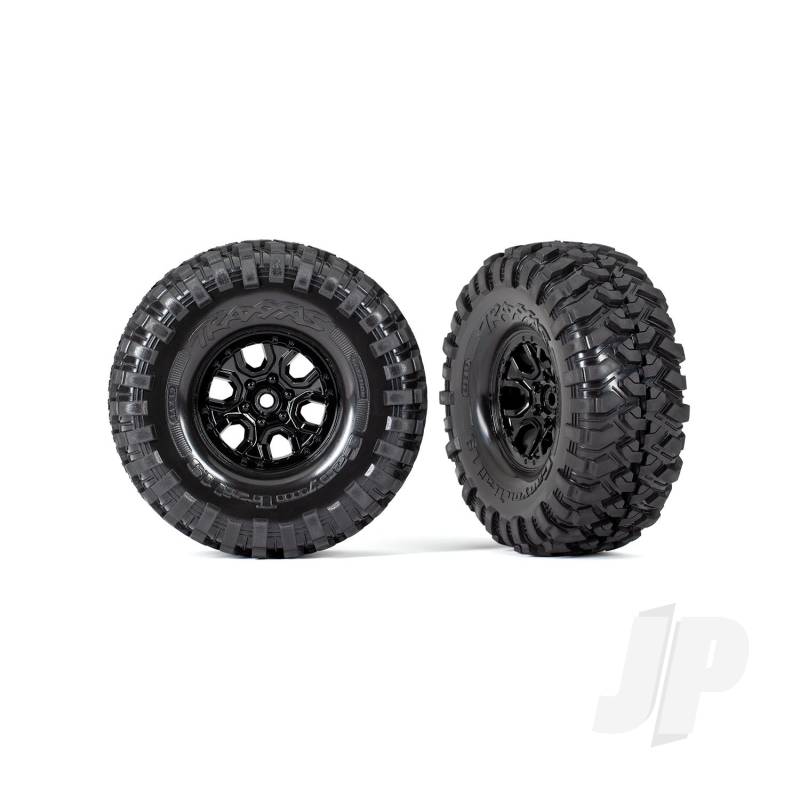 Tyres and wheels, assembled, glued (TRX-4 2021 Bronco 1.9