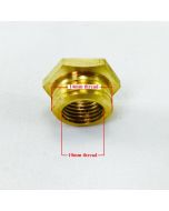 RCEXL 14mm to CM-6 / 10mm Spark Plug Bushing Adapter (Brass) Conversion Kit