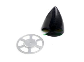 Carbon Fiber 6" 2 Blade Spinner With Aluminum Back Plate