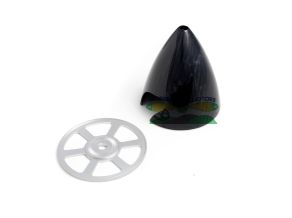 Carbon Fiber 4" 2 Blade Spinner With Aluminum Back Plate