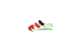 Deans Plug / Connector Red with Heat Shrink (Male)