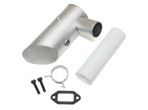 DLE 120Y Muffler (one hole)
