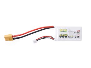Morris’ Mini Motors 2s 7.4v 600 mAh 25C - 50C Lipo Battery With XT-60 Connector UK & EU Customers Only 