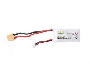 Morris’ Mini Motors 2s 7.4v 850 mAh 25C - 50C Lipo Battery With XT-60 Connector UK & EU Customers Only 