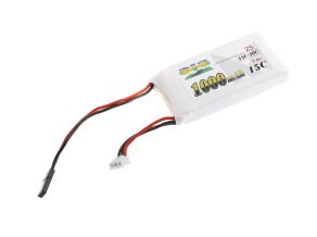 Morris’ Mini Motors 2s 7.4v 1000mAh 15C - 30C RX & Ignition LiPo Battery With JR Plug