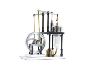 UMS Stirling Engine Silver and Black SE-01