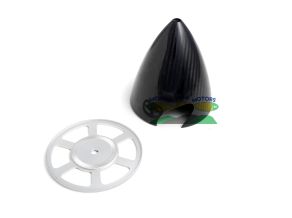 Carbon Fiber 5" 2 Blade Spinner With Aluminum Back Plate