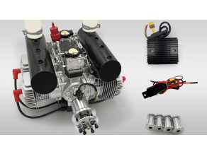 DLE 400 Gas Engine With Starter, 350w Generator & Fuel Injected