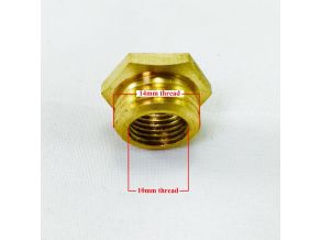 RCEXL 14mm to CM-6 / 10mm Spark Plug Bushing Adapter (Brass) Conversion Kit