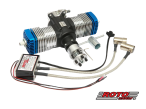 Roto Motor 50cc V2 Gas / Petrol Twin Cylinder 2 Stroke Engine 