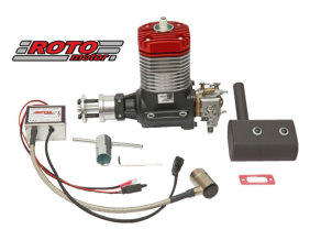 Roto Motor 35cc VI Gas / Petrol Single Cylinder 2 Stroke Engine 