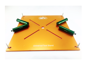 Morris' Mini Motors Universal CNC Test Bench Plate Orange