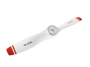 Biela 85mm Clock 2 Blade White With Red Tips Prop