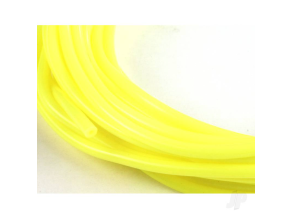 1 Meter Silicone Fuel Tube Neon Yellow OD5mm x ID2mm