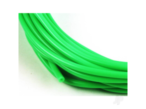 1 Meter Silicone Fuel Tube Neon Green OD5mm x ID2mm