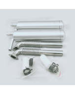 100cc - 130cc Twin Canister Set Front Exit