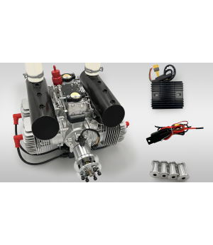 DLE 400 Gas Engine With Starter & 350w Generator