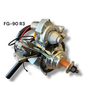 Saito FG-90 R3 Engine With MMM Full Upgrade & Starter 