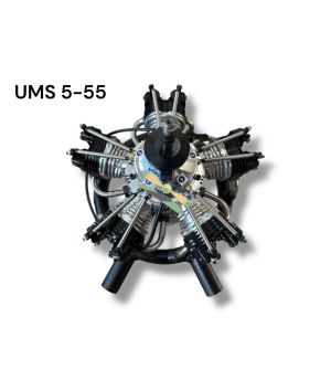 UMS 55cc Gas 5 Cylinder Engine with WT Carb & Pump