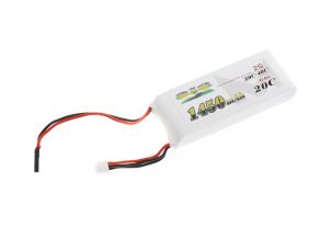 Morris’ Mini Motors 2s 6.6v 1450mAh 20c - 40c RX & Ignition LiFe Battery With JR Plug