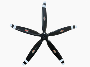20" x 12" 5 Blade Turbo B-W Tips Kingtech 45