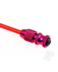Antenna Pipe With Red Metal Anodised Base