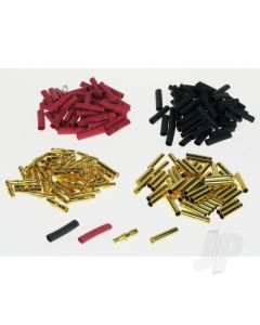 4mm Gold Connector Bulk (50 Pairs + Shrink)