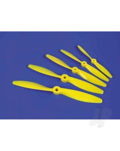 6x4 Nylon Propeller Yellow