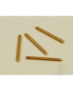 Sl17 Threaded Brass Rod 1.0ins M2 (4x10)