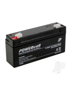 6V 3.2Ah Powercell Gel Battery