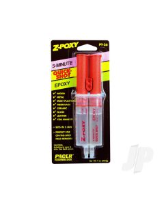 PT-36 Z-Poxy 5 Minute Epoxy Dual Syringe 1oz