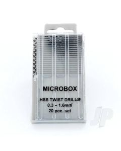 Microbox Drill Set 0.3-1.6mm (20) (PDR4001)