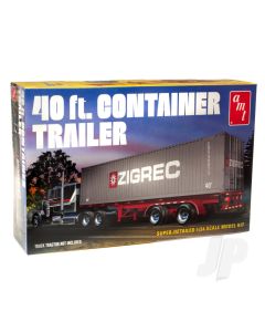 1:25 40ft Semi Container Trailer